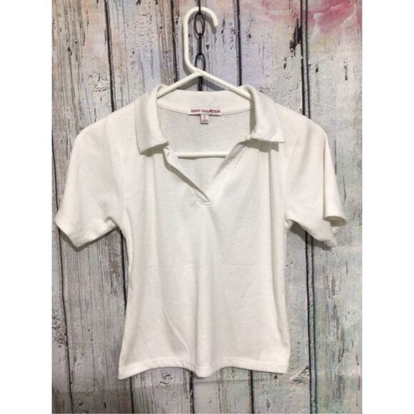 Heiny Collection Size Large White Crop Top - Picture 8 of 9